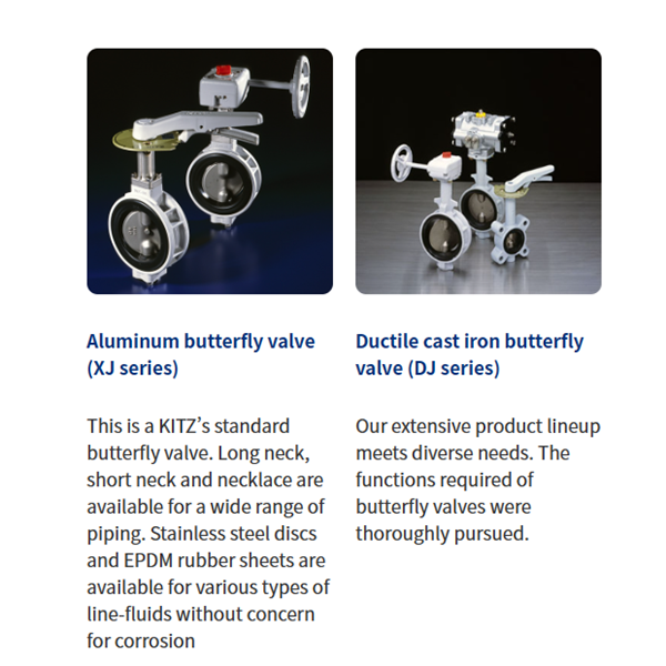 KITZ日本開滋閥門、10K電動蝶閥EXS100-10DJUE-80A