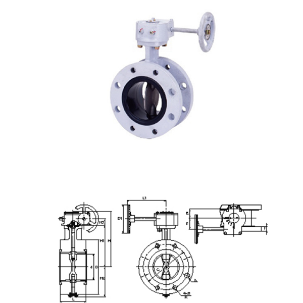KITZ開滋10K杠桿式10FJUF蝶閥10FJUF-125A