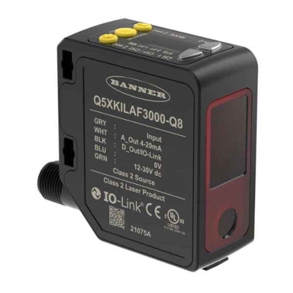 BANNER邦納美國Q5X 系列光電傳感器Q5XKLAF2000-Q8-JAM