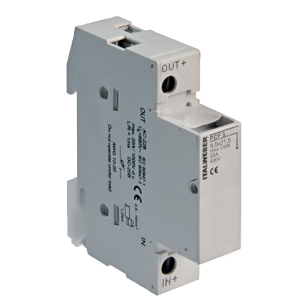 意大利ITALWEBER PCF 保險絲座PCF 10x38 2P 32A