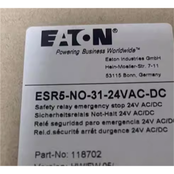 EATON伊頓  主斷路器CV2225