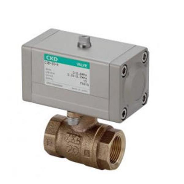 CKD喜開理蒸氣用氣控式球閥2通閥（緊湊型旋轉閥)CSB-R2-40-W